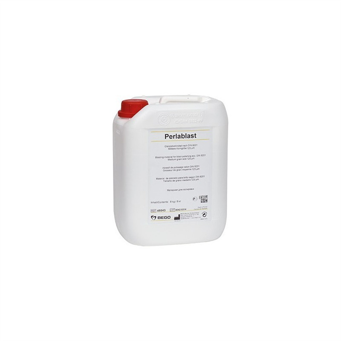 Perlablast 125 µm Strahlmittel zum Strahlpolieren, 8 kg Perlablast 125 µm Strahlmittel zum Strahlpolieren, 8 kg