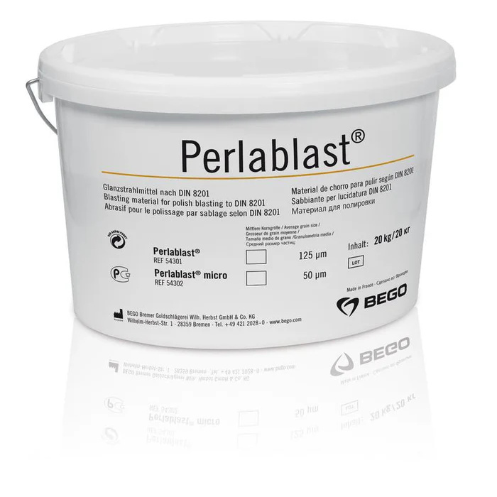 Perlablast micro 50 µm Strahlmittel zum Strahlpolieren, 20 kg Perlablast micro 50 µm Strahlmittel zum Strahlpolieren, 20 kg
