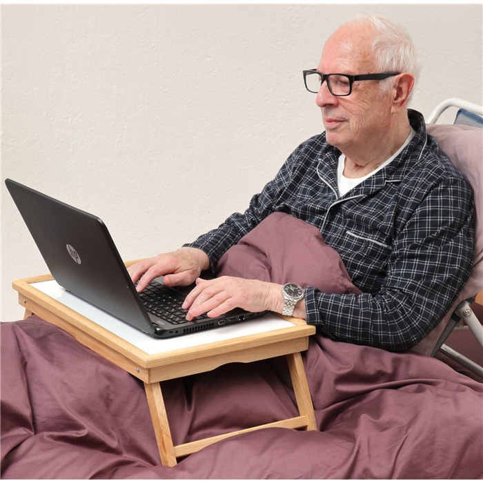 Petite table de lit en bois -- AA5852 Petite table de lit en bois -- AA5852