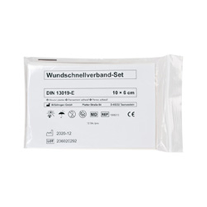 PFLASTER-SCHNELLVERBAND-SET 10X6CM
12 STÜCK PFLASTER-SCHNELLVERBAND-SET 10X6CM
12 STÜCK