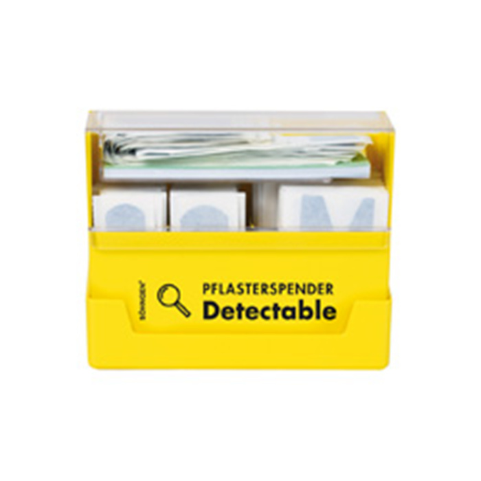 PFLASTERSPENDER
130 DETECTABLE PFLASTERVERBAENDE IN 5 AUSFUEHR. PFLASTERSPENDER
130 DETECTABLE PFLASTERVERBAENDE IN 5 AUSFUEHR.