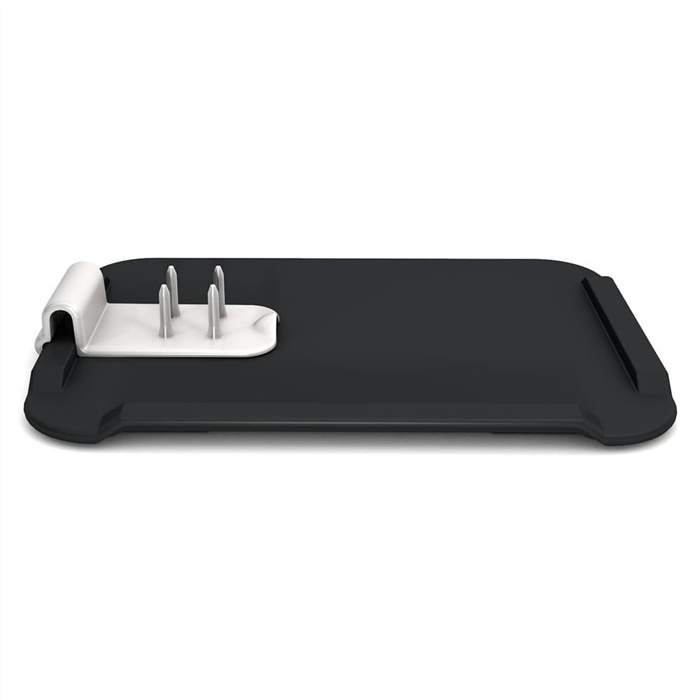 Planche à tartiner 28,5 x 21 cm, anthracite, clip avec pointes inclus Planche à tartiner 28,5 x 21 cm, anthracite, clip avec pointes inclus