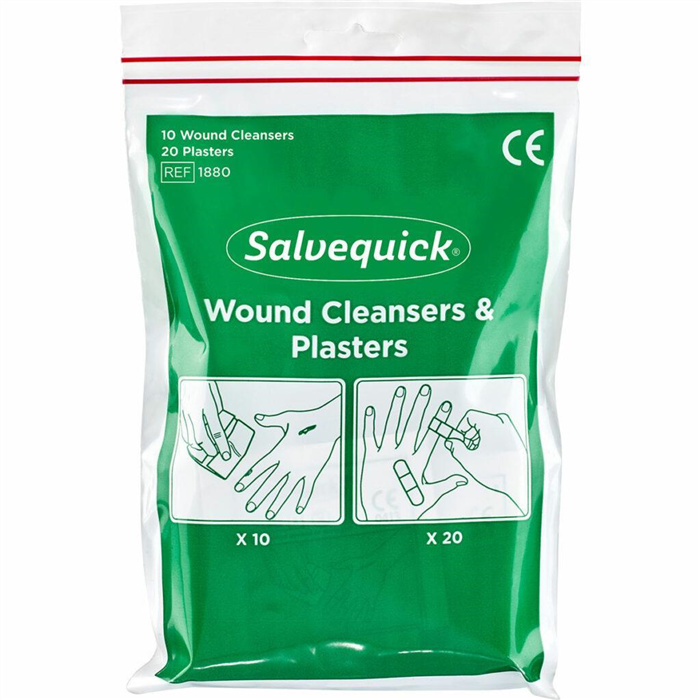 Plasters and Wound cleanser
20 bandages and 10 wipes Plasters and Wound cleanser
20 bandages and 10 wipes