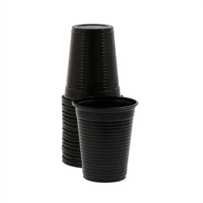PLASTIC CUPS MONOART Color Black Capacity 200 CC, box of 3000 pieces PLASTIC CUPS MONOART Color Black Capacity 200 CC, box of 3000 pieces