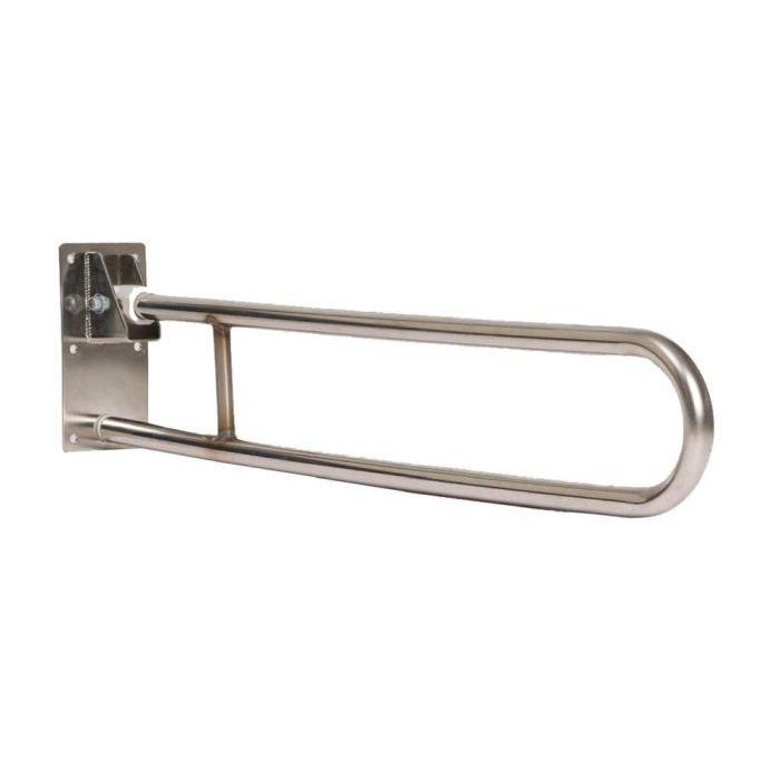 Poignée rabattable de support, 60 cm, en acier inoxydable, poli Poignée rabattable de support, 60 cm, en acier inoxydable, poli
