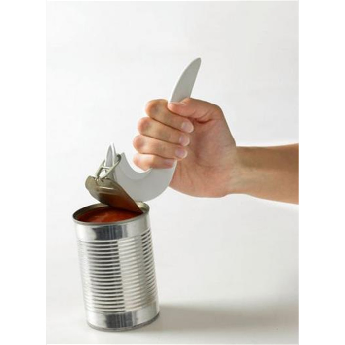 Pull ring can opener, white Pull ring can opener, white