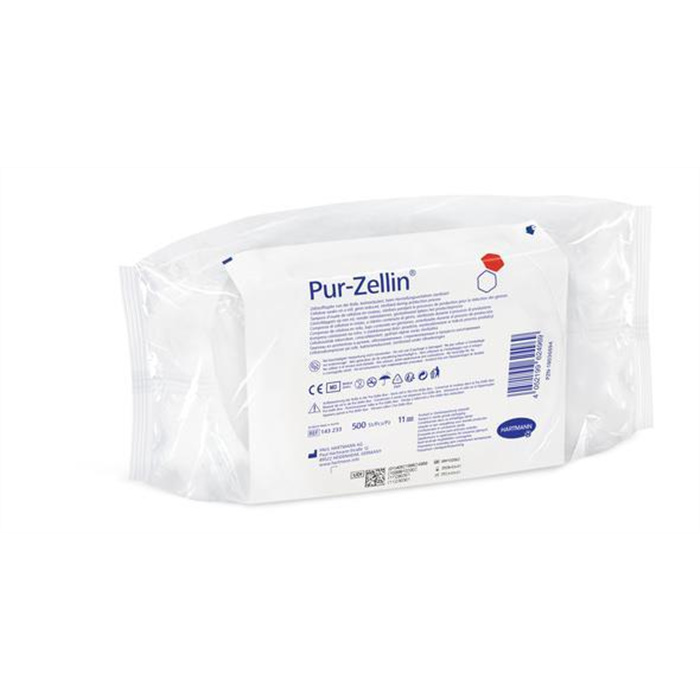 Pur Zellin, 4 x 5 cm, keimreduziert, 500 St. Pur Zellin, 4 x 5 cm, keimreduziert, 500 St.