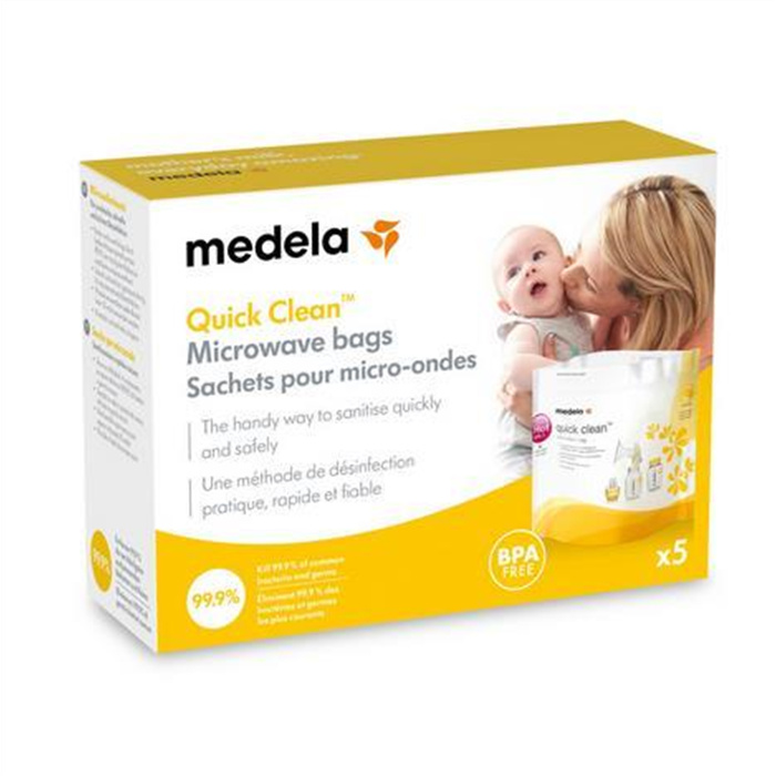 Quick Clean Micro-Steam Sterilisation Bags
Box of 5pcs Quick Clean Micro-Steam Sterilisation Bags
Box of 5pcs