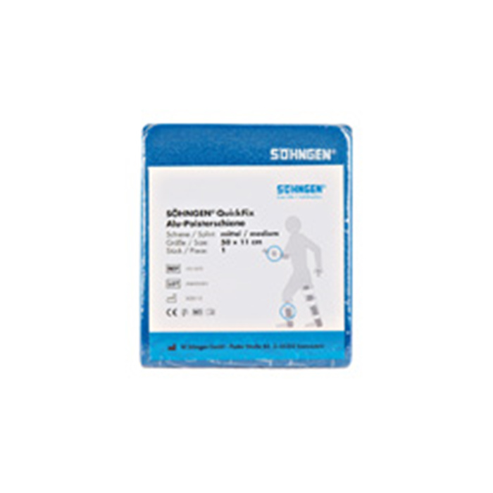 QUICKFIX- ALU- POLSTERSCHIENE, MITTEL 
11 X 50 CM QUICKFIX- ALU- POLSTERSCHIENE, MITTEL 
11 X 50 CM