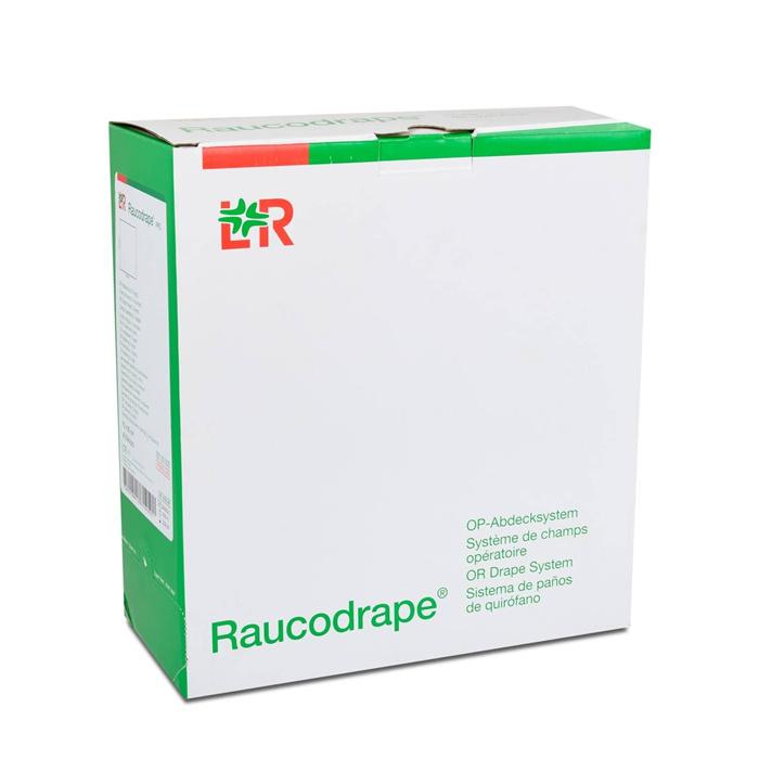 Raucodrape sterile surgical drape, 2-ply, with 6 cm hole, 45 x 75 cm Raucodrape sterile surgical drape, 2-ply, with 6 cm hole, 45 x 75 cm