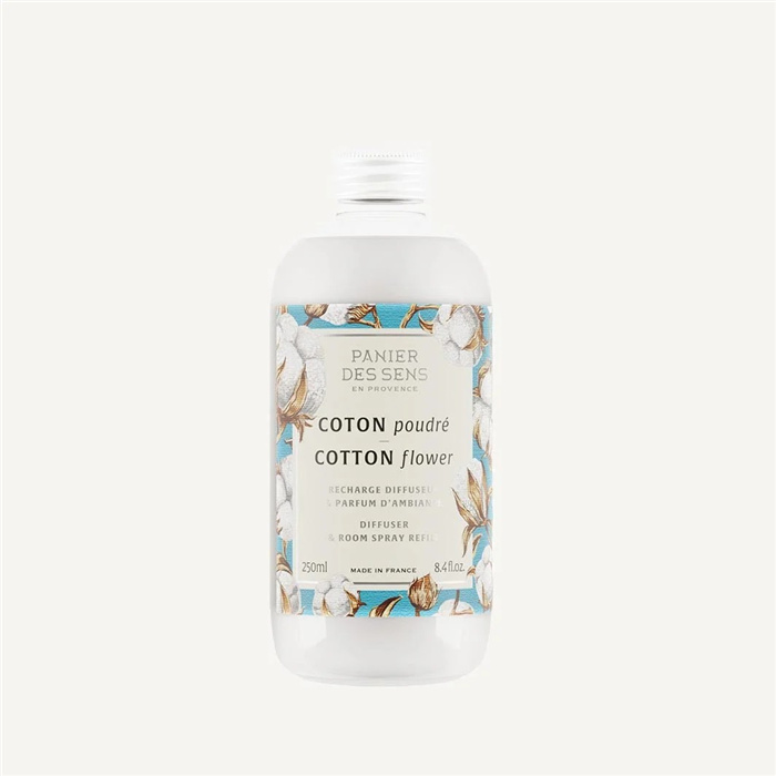 Recharge diffuseur et parfum d'ambiance - Coton Poudré, 250 ml Recharge diffuseur et parfum d'ambiance - Coton Poudré, 250 ml