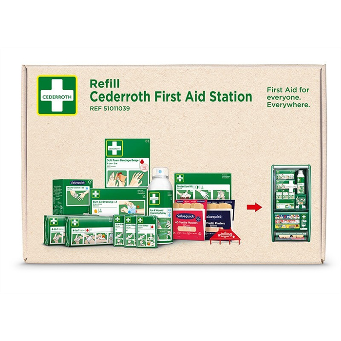 Refill pack First Aid Station
Ref: 51011026 Refill pack First Aid Station
Ref: 51011026