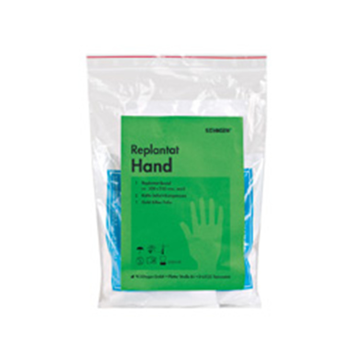 REPLANTATBEUTEL KLEIN 30X25CM (HAND) 
2 KAELTE- SOFORT-KOMPRESSEN, 1 GOLD-SIBER FOLIE REPLANTATBEUTEL KLEIN 30X25CM (HAND) 
2 KAELTE- SOFORT-KOMPRESSEN, 1 GOLD-SIBER FOLIE