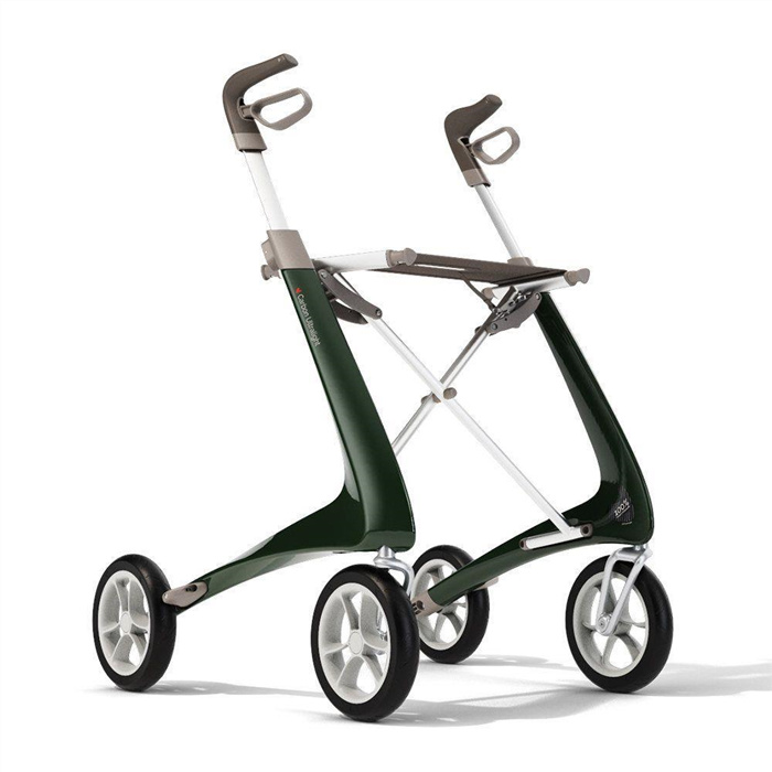 Rollator Carbon Ultralight, Komfort, dunkelgrün Rollator Carbon Ultralight, Komfort, dunkelgrün