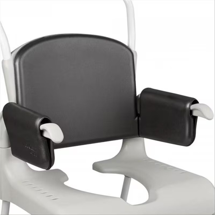 Rücken inkl. Armlehnenpolster, Clean Comfort, dunkelgrau, verringert Abstand zwischen den Armlehnen um 2,5 cm Rücken inkl. Armlehnenpolster, Clean Comfort, dunkelgrau, verringert Abstand zwischen den Armlehnen um 2,5 cm