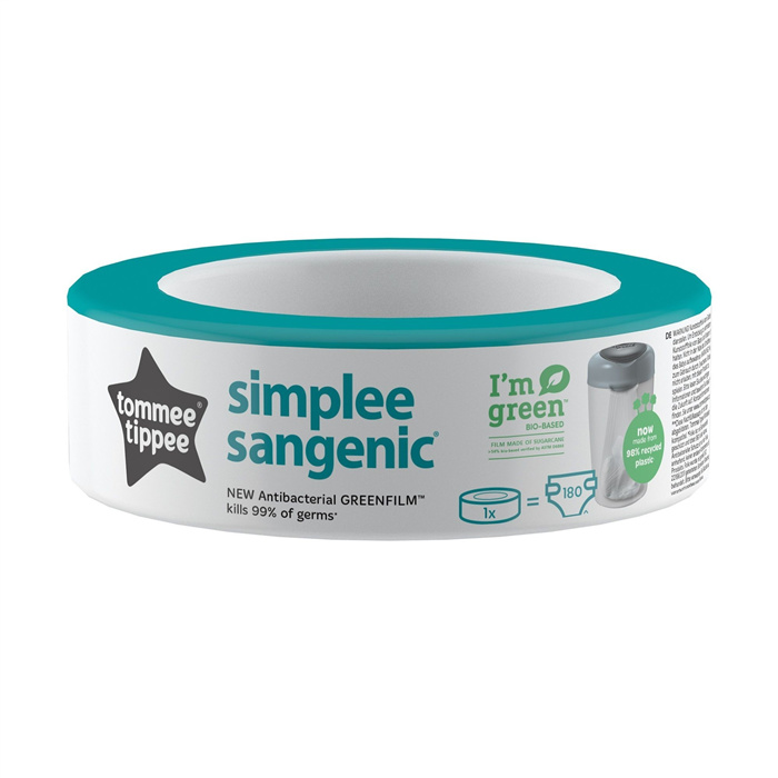 Sangenic Hygiene Plus RW6 Nachfüllkassette, grün Sangenic Hygiene Plus RW6 Nachfüllkassette, grün