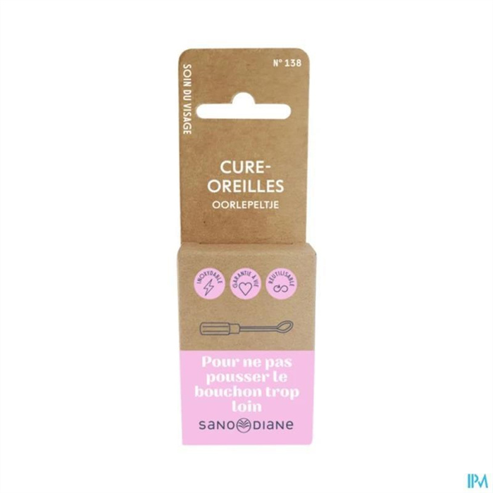 Sano 138 cure oreilles acier inox Sano 138 cure oreilles acier inox