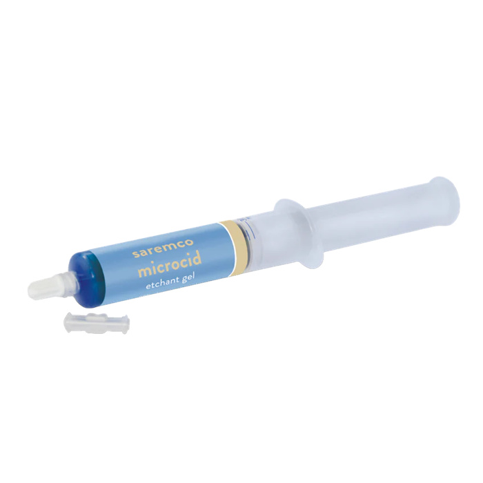 Saremco microcid etchant gel, syringe, 2.5 ml Saremco microcid etchant gel, syringe, 2.5 ml
