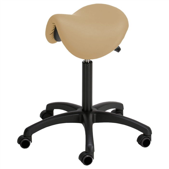 Sattelhocker mit Polster, Standard mit Rollen Sattelhocker mit Polster, Standard mit Rollen