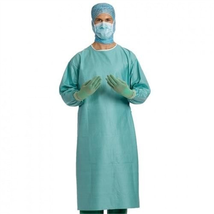 SCAC Barrier surgical gown Standard M 121 cm box à 40 pieces SCAC Barrier surgical gown Standard M 121 cm box à 40 pieces