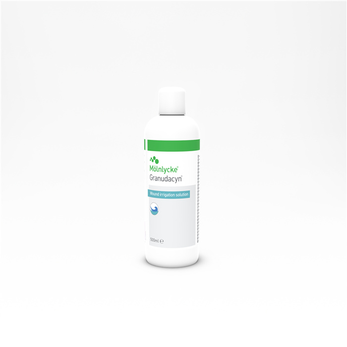 SCAC Granudacyn solution d'irrigation des plaies 500 ml SCAC Granudacyn solution d'irrigation des plaies 500 ml