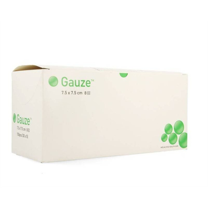 SCAX sterile gauze swab 7.5 x 7.5 cm, 8-ply, box of 75 sachets of 2 pieces SCAX sterile gauze swab 7.5 x 7.5 cm, 8-ply, box of 75 sachets of 2 pieces