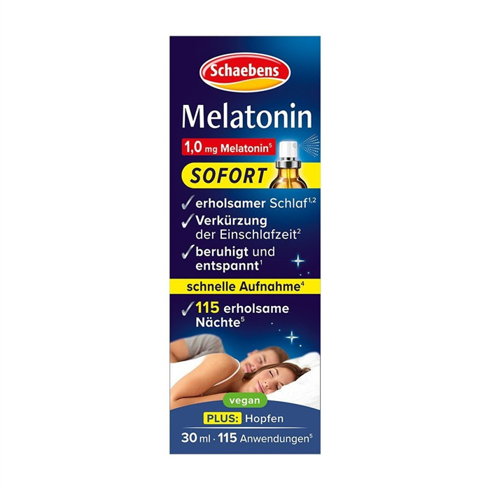 Schaebens Melatonin FAST Spray, 30 ml Schaebens Melatonin FAST Spray, 30 ml