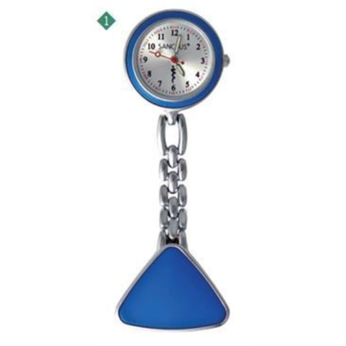 Schwesternuhr blau, mit Clip, Dose, REF: 690020 Schwesternuhr blau, mit Clip, Dose, REF: 690020