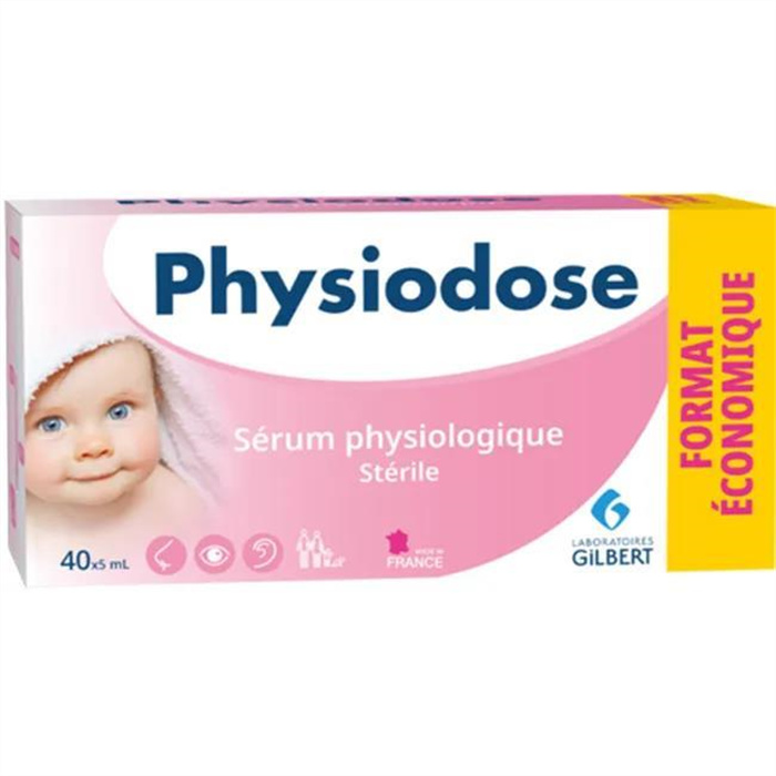 Sérum Physiologique Physiodose 40x5 ml Sérum Physiologique Physiodose 40x5 ml