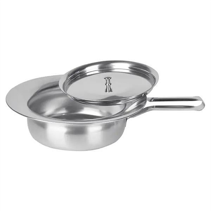 Servocare Stechbecken - Bettpfanne aus Edelstahl mit Deckel, 300 x 85 mm Servocare Stechbecken - Bettpfanne aus Edelstahl mit Deckel, 300 x 85 mm