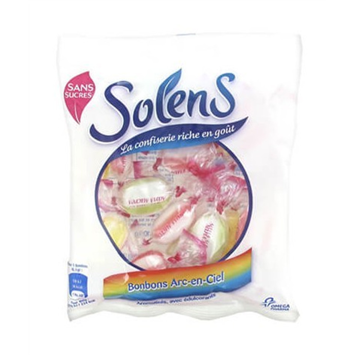 Solens Rainbow Sugar-Free Candies, 100 g Solens Rainbow Sugar-Free Candies, 100 g