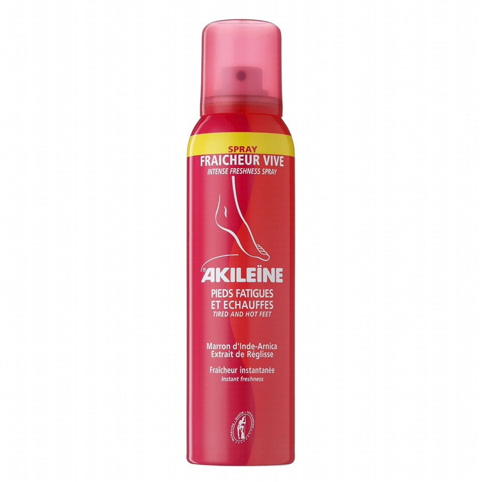 Spray Akileine Rouge Ultra Frais, anti-fatigue aérosol,150 ml Spray Akileine Rouge Ultra Frais, anti-fatigue aérosol,150 ml