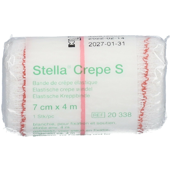 Stellacrepe S Zellophanbinde 7 cm x 4 m Stellacrepe S Zellophanbinde 7 cm x 4 m