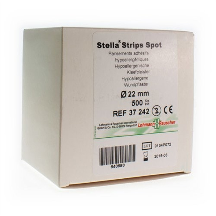 STELLASTRIPS Pflaster rund, Ø 22,5 mm, 500 Stück STELLASTRIPS Pflaster rund, Ø 22,5 mm, 500 Stück