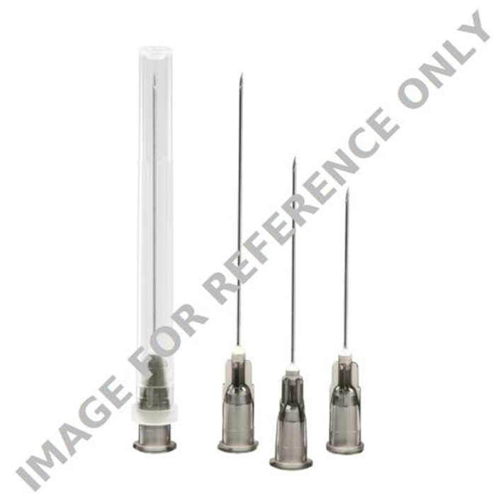 Sterican 0,7 x 40 mm, G22X1 1/2", langschliff, schwarz
Karton à 100 pieces Sterican 0,7 x 40 mm, G22X1 1/2", langschliff, schwarz
Karton à 100 pieces