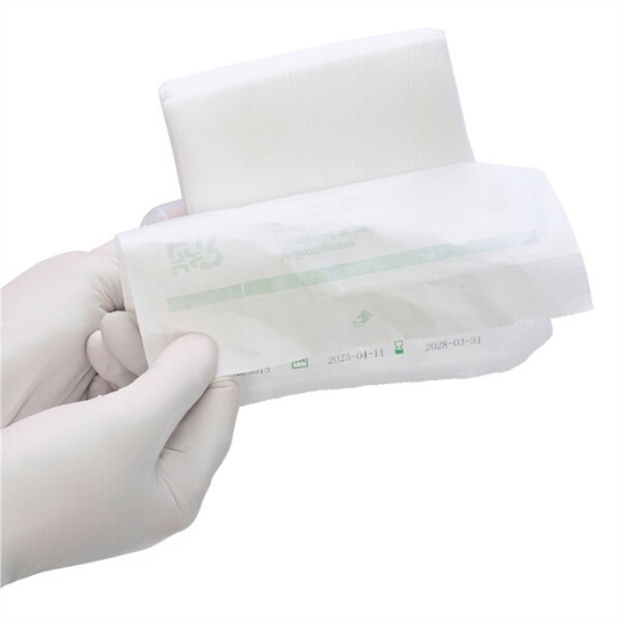 Sterile compress, 5 x 5 cm, 8-ply Sterile compress, 5 x 5 cm, 8-ply