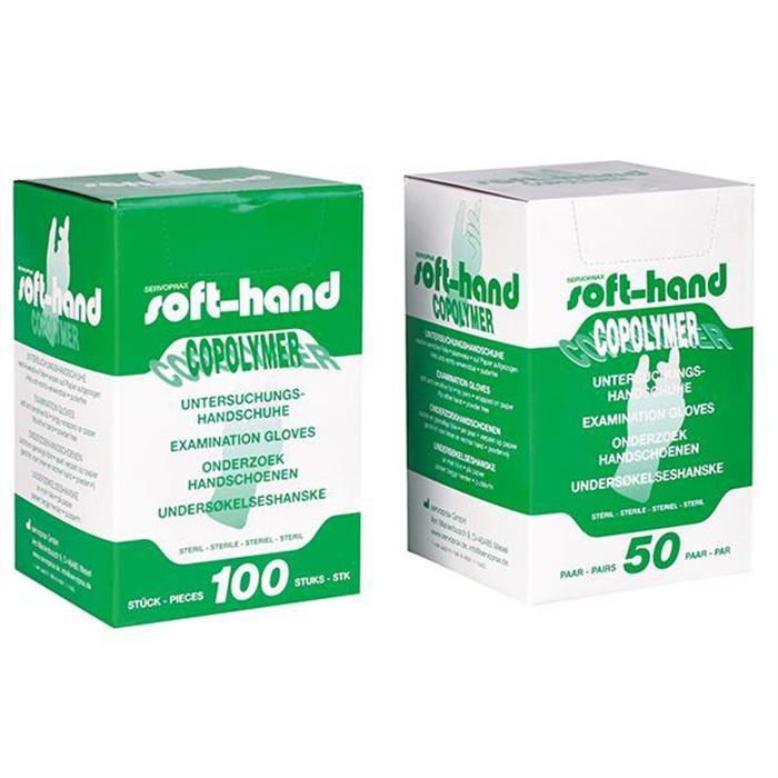 Sterile individual copolymer gloves, 100 pieces, size S Sterile individual copolymer gloves, 100 pieces, size S
