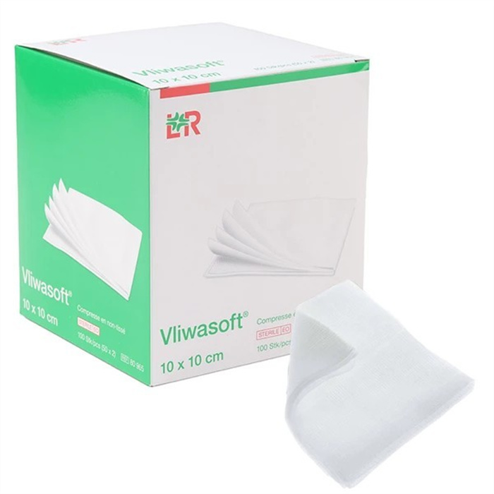 Sterile Kompresse, 10 x 10 cm, 8-lagig Sterile Kompresse, 10 x 10 cm, 8-lagig