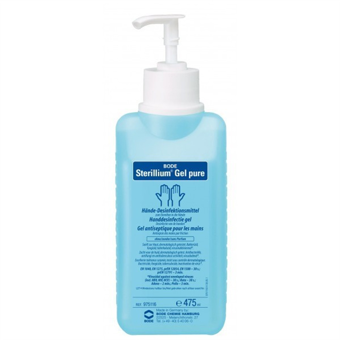 Sterillium gel pure, 475ml with pump dispenser Sterillium gel pure, 475ml with pump dispenser