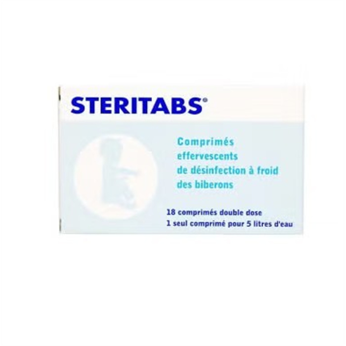Steritabs, 18 comprimés Steritabs, 18 comprimés