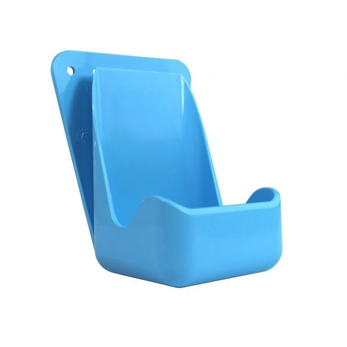 Support mural bleu pour bouteille de 500 ml Support mural bleu pour bouteille de 500 ml