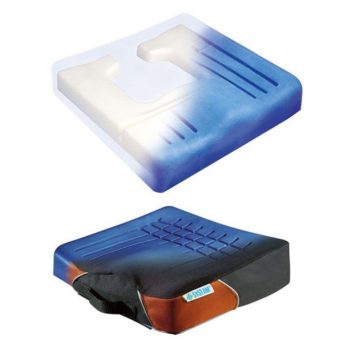 SYSTAM Coussin Viscoflex+, avec cale d'abduction et housse en jersey, 45 x 42 x 8 cm SYSTAM Coussin Viscoflex+, avec cale d'abduction et housse en jersey, 45 x 42 x 8 cm