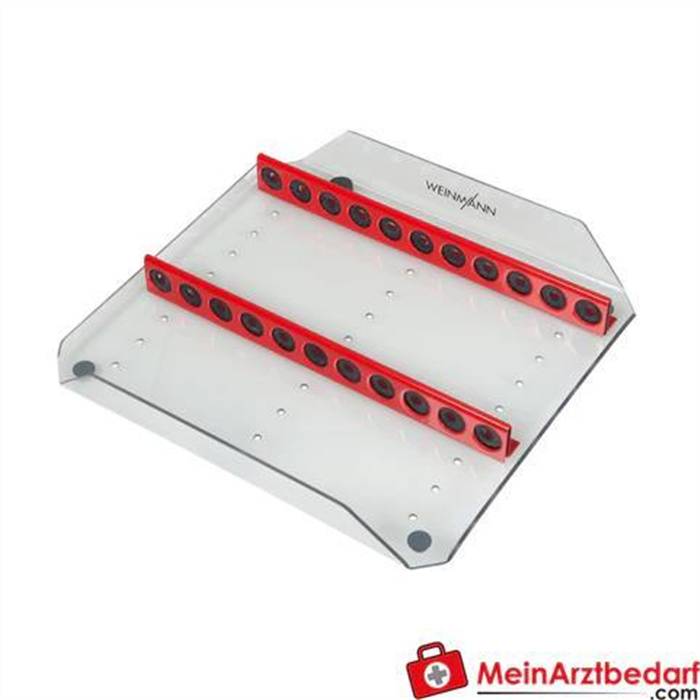 Tableau d'ampoules Weinmann avec 2 barres d'ampoules de 11 emplacements chacune Tableau d'ampoules Weinmann avec 2 barres d'ampoules de 11 emplacements chacune