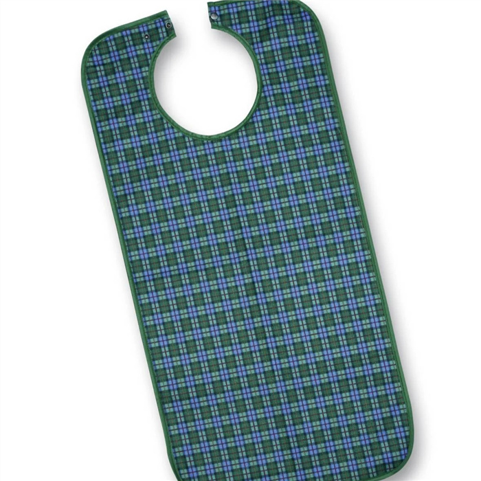 Tablier de table en polyester avec boutons-pression, carreaux verts, 89 x 44 cm Tablier de table en polyester avec boutons-pression, carreaux verts, 89 x 44 cm