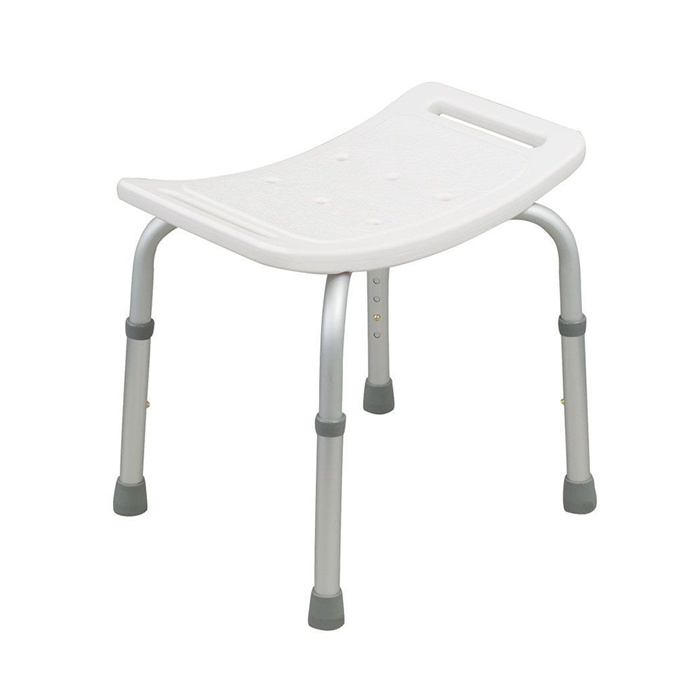 Tabouret de douche avec assise incurvée Tabouret de douche avec assise incurvée