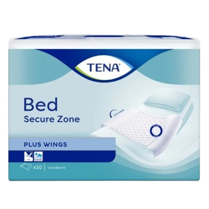 TENA Bed Secure Zone Plus Wings 80 X 180 cm,
20 pieces TENA Bed Secure Zone Plus Wings 80 X 180 cm,
20 pieces