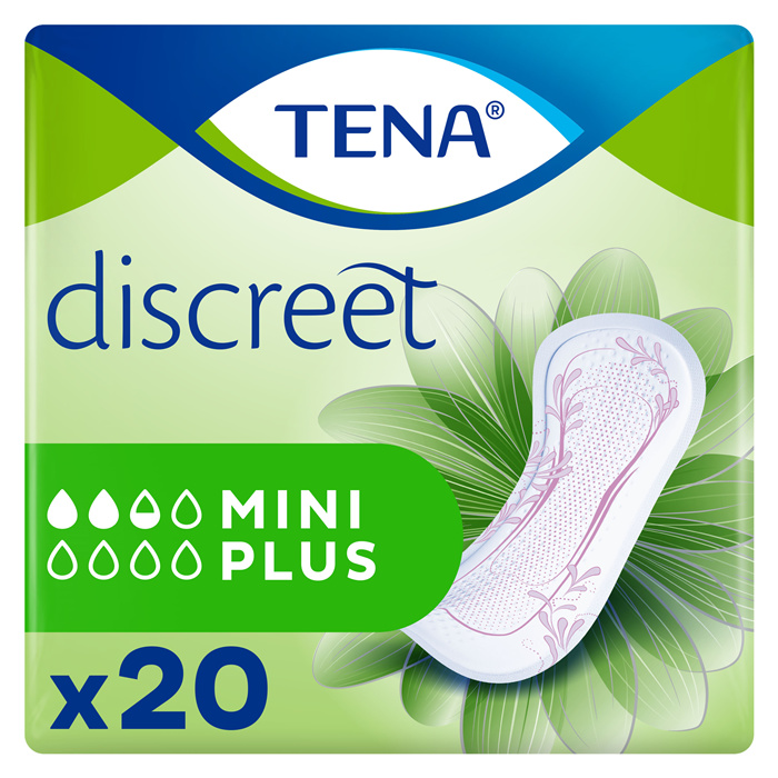 TENA Discreet Mini Plus,
20 pieces TENA Discreet Mini Plus,
20 pieces