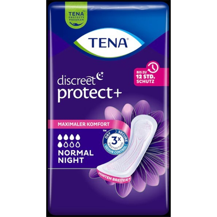TENA Discreet Normal Night,
20 pieces TENA Discreet Normal Night,
20 pieces