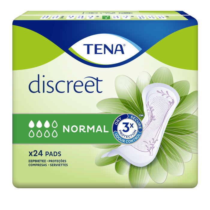 TENA DISCREET NORMAL
SACHET DE 24 PIECES TENA DISCREET NORMAL
SACHET DE 24 PIECES
