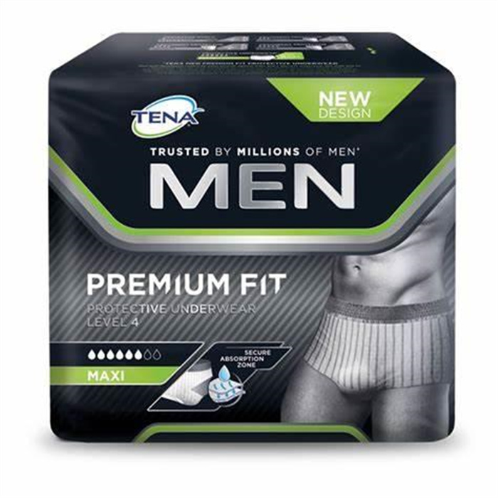 TENA for Men PU L4 Size L, 95-125 cm
10 pieces TENA for Men PU L4 Size L, 95-125 cm
10 pieces